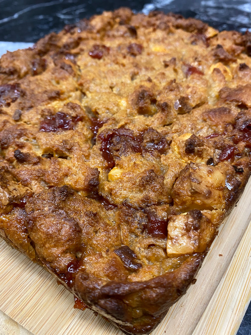 TORTA DE ALMOJABANA CON BOCADILLO Y QUESO