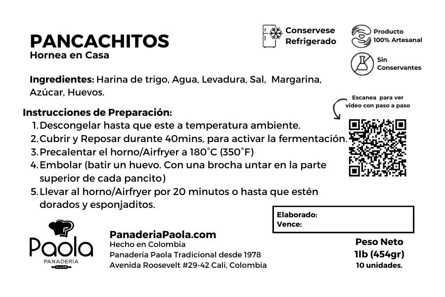 Pancachitos Congelados