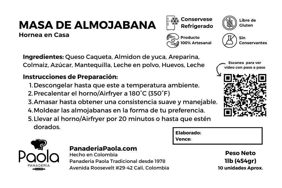 Masa de Almojábana