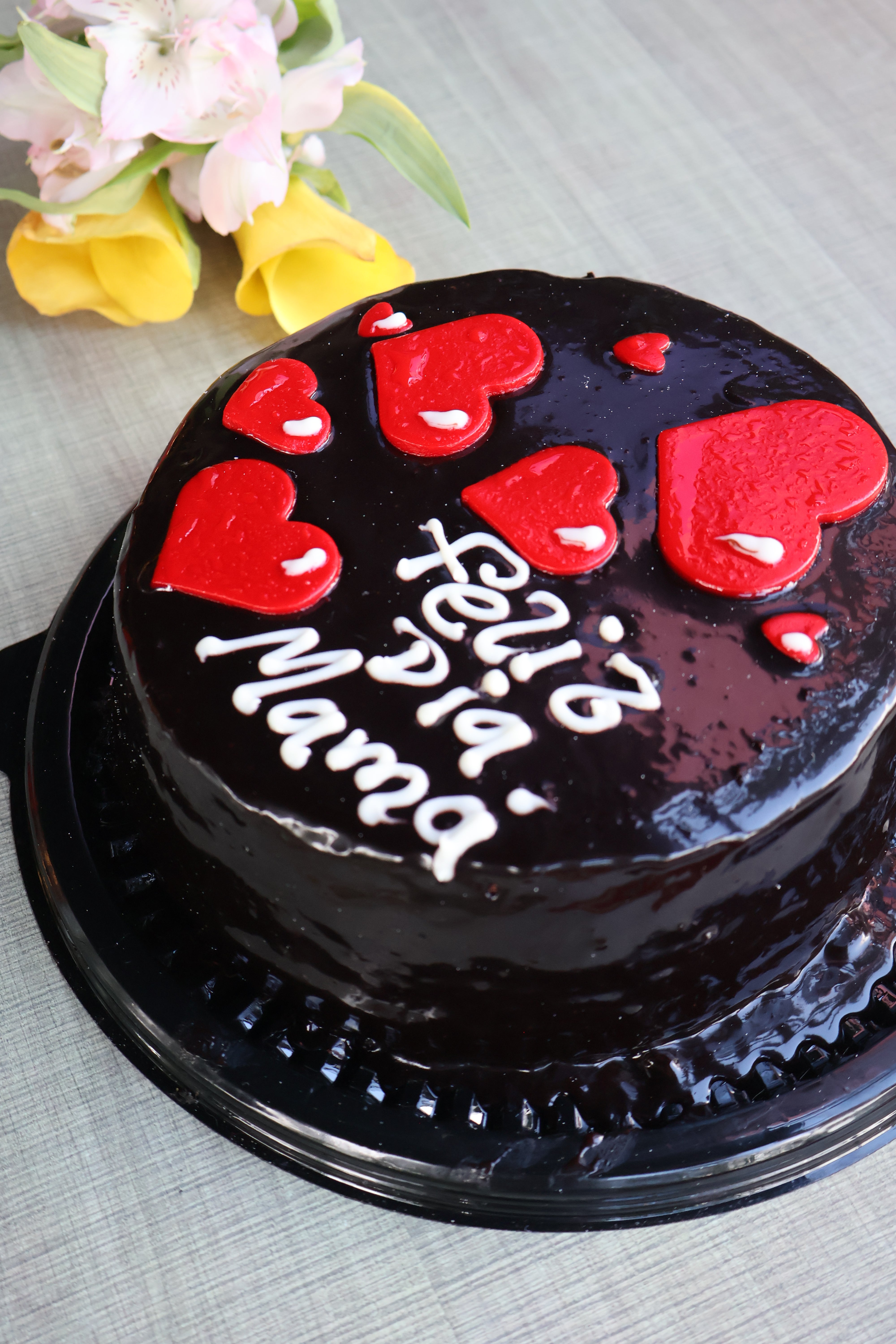 TORTA DIA DE LA MADRE DE TRUFA DE CHOCOLATE