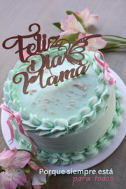 TORTA DIA DE LA MADRE LETRERO FELIZ DIA