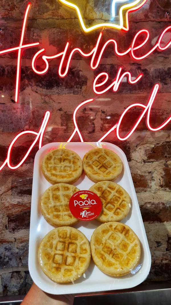 Waffles de Pandebono Congelados