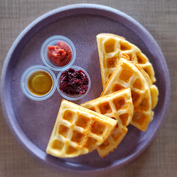 Waffles de Pandebono